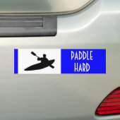 Paddle Hard Bumpersticker (Op auto)