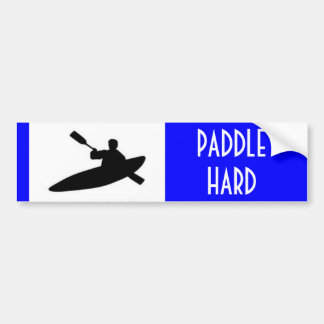 Paddle Hard Bumpersticker