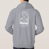 Paddle Hard. Grenswateren Hoodie (Achterkant)