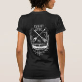 Paddle Hard. Grenswateren T-shirt (Achterkant)