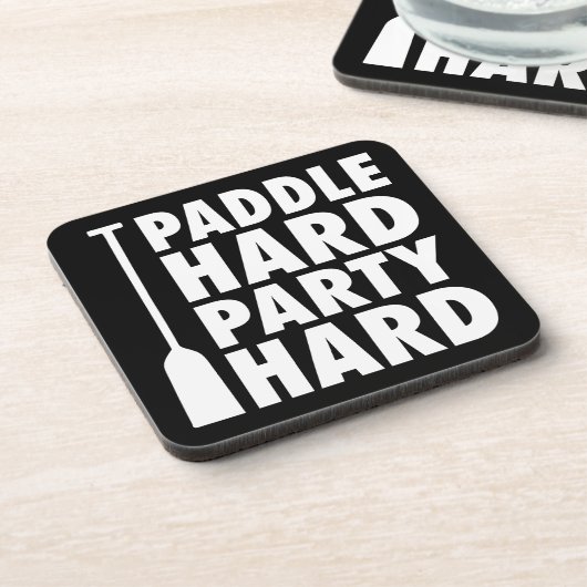 Paddle Hard, Partij Harde Harde Bier Onderzetter (Linkerzijde)