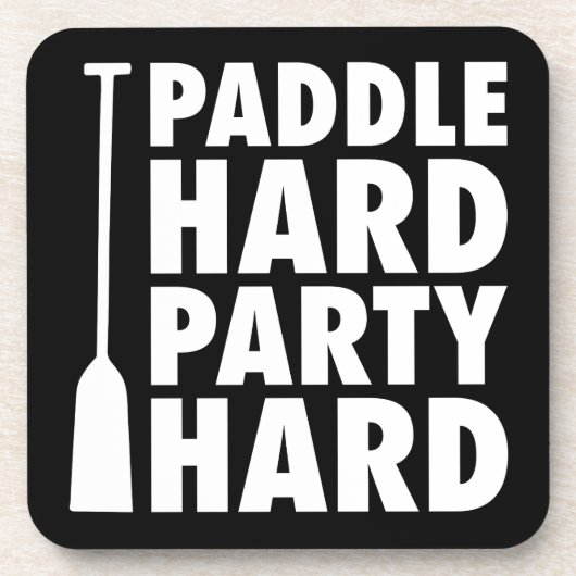 Paddle Hard, Partij Harde Harde Bier Onderzetter (Voorkant)