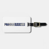 Paddle Hawaii Kayaking Bagagelabel (Voorkant horizontaal)
