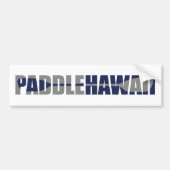 Paddle Hawaii Kayaking Bumpersticker (Voorkant)