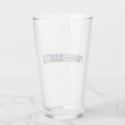 Paddle Hawaii Kayaking Glas (Achterkant)