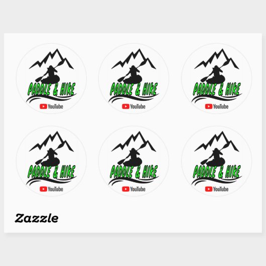 Paddle & Hike sticker 1 (Vel)