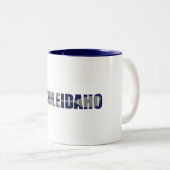 Paddle Idaho Kayaking Tweekleurige Koffiemok (Voorkant rechts)