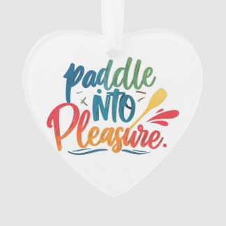 Paddle in plezier ornament
