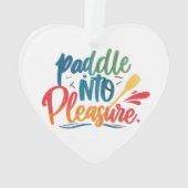 Paddle in plezier ornament (achterkant)