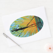 Paddle-instappen Ovale Sticker (Envelop)