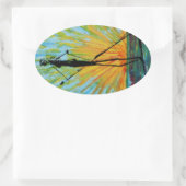 Paddle-instappen Ovale Sticker (Tas)