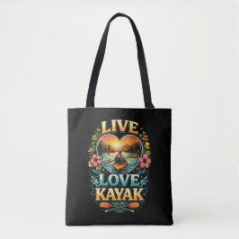 Paddle Into the Sunset Tote Bag
