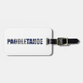 Paddle Lake Tahoe Kayaking Bagagelabel (Voorkant horizontaal)