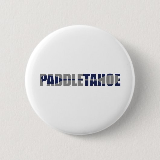 Paddle Lake Tahoe Kayaking Ronde Button 5,7 Cm (Voorkant)