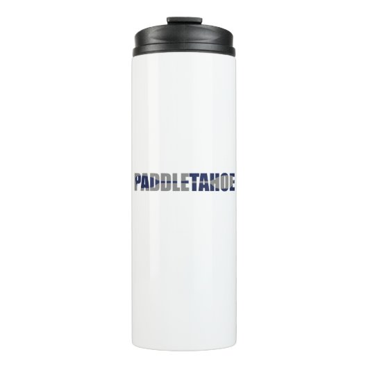 Paddle Lake Tahoe Kayaking Thermosbeker (Voorkant)