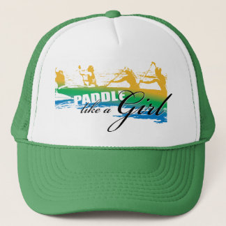 Paddle like a Girl (green) Trucker Pet