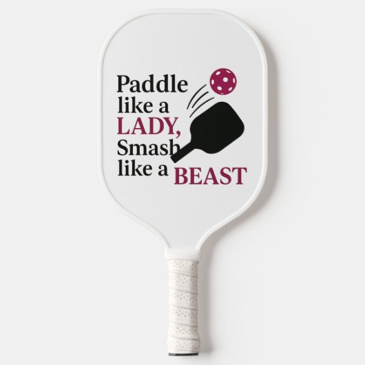 Paddle Like A Lady, Smash Like A Beast beroemd gem (Voorkant)