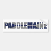 Paddle Maine Kayaking Bumpersticker (Voorkant)