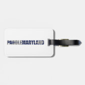 Paddle Maryland Kayaking Bagagelabel (Achterkant horizontaal)