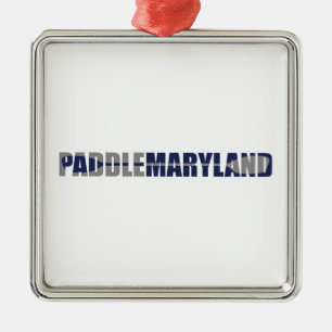 Paddle Maryland Kayaking Metalen Ornament