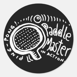 Paddle Master 2 Ronde Sticker