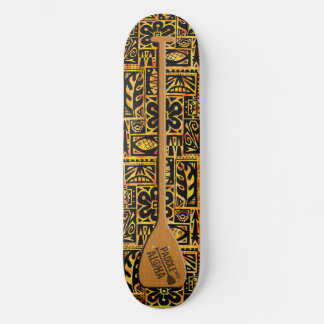 Paddle met Aloha Skateboard