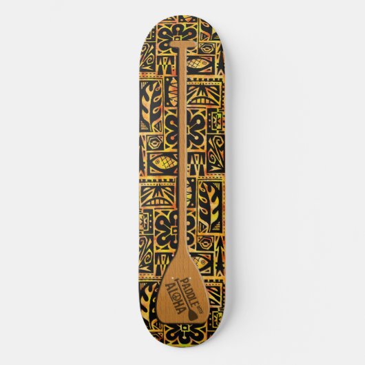 Paddle met Aloha Skateboard (Voorkant)