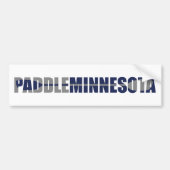 Paddle Minnesota Kayaking Bumpersticker (Voorkant)
