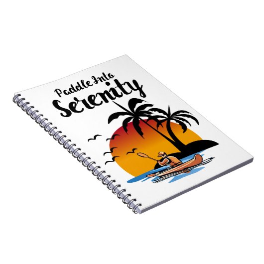 Paddle naar sereniteit notitieboek (Rechterzijde)