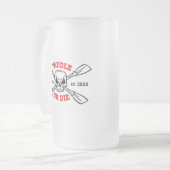 Paddle of Die Yakinmo.com Glass Beer Matglas Bierpul (Voorkant links)