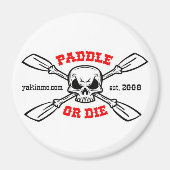 Paddle of Die Yakinmo.com Magneet (Voorkant)