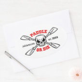 Paddle of Die Yakinmo.com Sticker (Envelop)