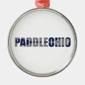 Paddle Ohio Kayaking Metalen Ornament (Voorkant)