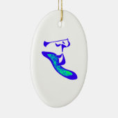 Paddle omhoog keramisch ornament (Rechts)