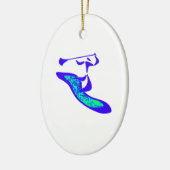 Paddle omhoog keramisch ornament (Links)