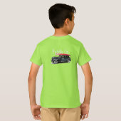 Paddle on Classic Car design - Kinderen Basic T-Sh T-shirt (Achterkant volledig)