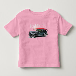 Paddle on Classic Car Design - Toddler Fine Jersey Kinder Shirts