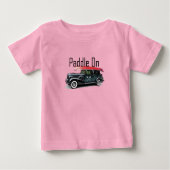 Paddle on Classic CarDesign - Baby Fine Jersey T-S (Voorkant)