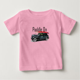Paddle on Classic CarDesign - Baby Fine Jersey T-S