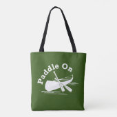 Paddle On Design - All-Over-Print Canvas tas, medi Tote Bag (Achterkant)