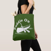Paddle On Design - All-Over-Print Canvas tas, medi Tote Bag (Dichtbij)