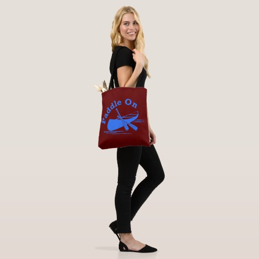 Paddle On Design - All-Over-Print Canvas tas, medi Tote Bag (Op model)