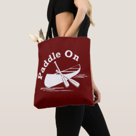 Paddle On Design - All-Over-Print Canvas tas, medi Tote Bag