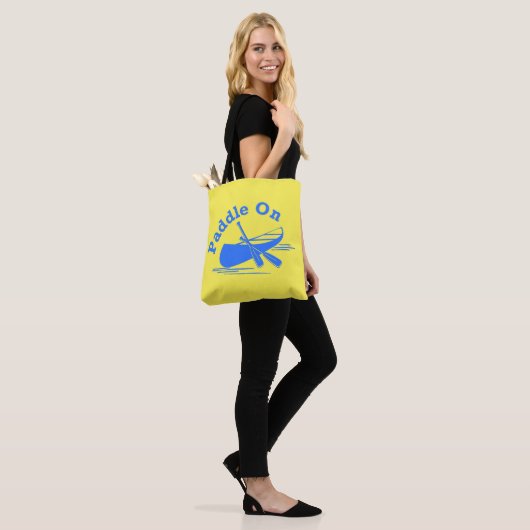 Paddle On Design - All-Over-Print Canvas tas, medi Tote Bag (Op model)