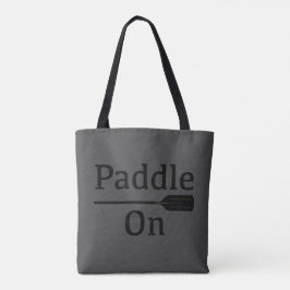 Paddle On Design - All-Over-Print Canvas tas, medi Tote Bag