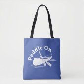 Paddle On Design - All-Over-Print Canvas tas, Medi Tote Bag (Voorkant)