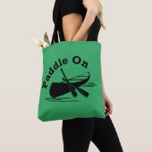 Paddle On Design - All-Over-Print Canvas tas, medi Tote Bag (Dichtbij)