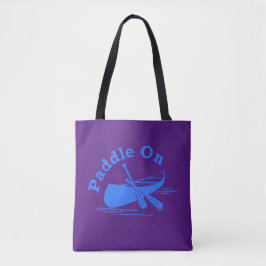 Paddle On Design - All-Over-Print Canvas tas, medi Tote Bag