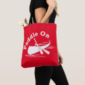 Paddle On Design - All-Over-Print Canvas tas, medi Tote Bag (Dichtbij)