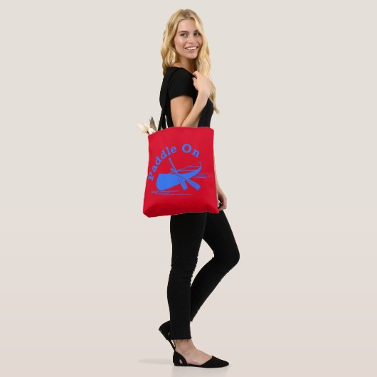Paddle On Design - All-Over-Print Canvas tas, medi Tote Bag (Op model)